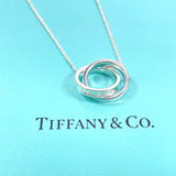 TIFFANY&Co. Necklace Interlocking circle 1837 Silver925 Silver Women Used