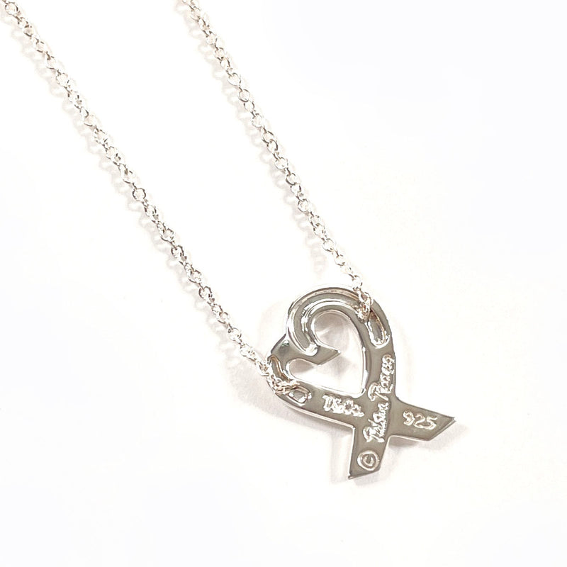 TIFFANY&Co. Necklace Rubbing Heart 1P Diamond Paloma Picasso Silver925/diamond Silver Women Second hand