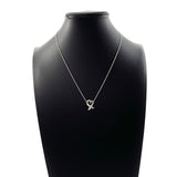 TIFFANY&Co. Necklace Rubbing Heart 1P Diamond Paloma Picasso Silver925/diamond Silver Women Second hand