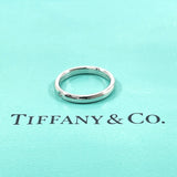 TIFFANY&Co. Ring Stacking band ring Elsa Peretti Pt950Platinum/diamond #11.5(JP Size) Silver Women Used