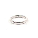 TIFFANY&Co. Ring Stacking band ring Elsa Peretti Pt950Platinum/diamond #11.5(JP Size) Silver Women Used