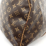 LOUIS VUITTON Boston bag M41424 Keepall 55 Monogram canvas/Leather Brown unisex Used