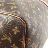 LOUIS VUITTON Boston bag M41424 Keepall 55 Monogram canvas/Leather Brown unisex Used