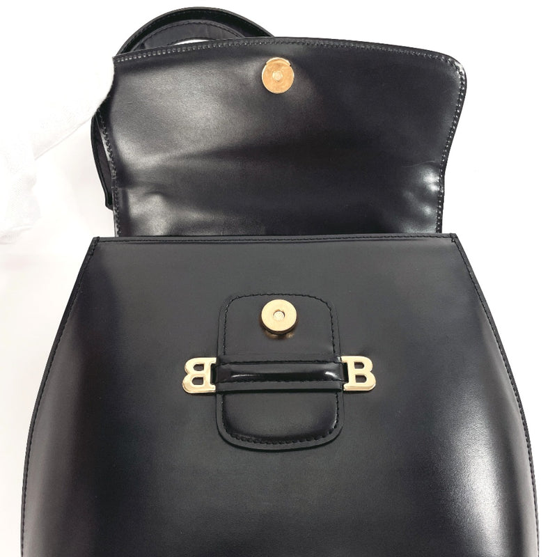 BALLY Handbag leather Black Women Used