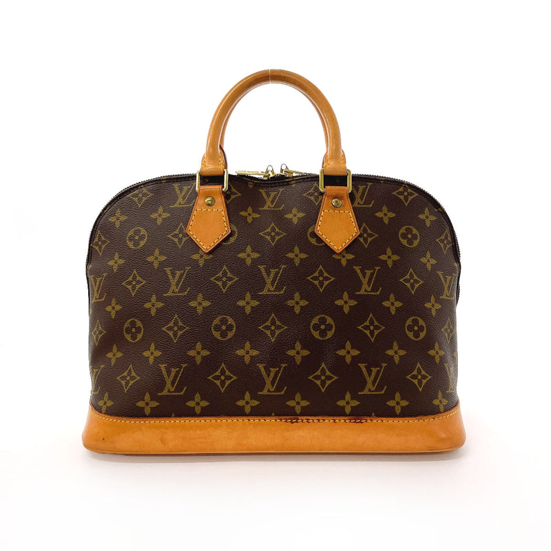 LOUIS VUITTON Handbag M51130 Alma Monogram canvas/Leather Brown Women Used