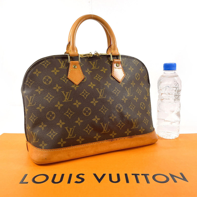 LOUIS VUITTON Handbag M51130 Alma Monogram canvas/Leather Brown Women Used