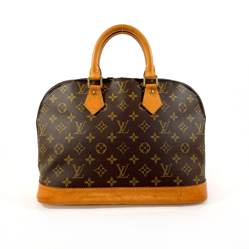 LOUIS VUITTON Handbag M51130 Alma Monogram canvas/Leather Brown Women Used