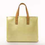 LOUIS VUITTON Handbag M91336 Reed PM Monogram Vernis/Leather yellow yellow Women Used