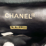 CHANEL Handbag Vanity Bicolole lambskin Black Women Used