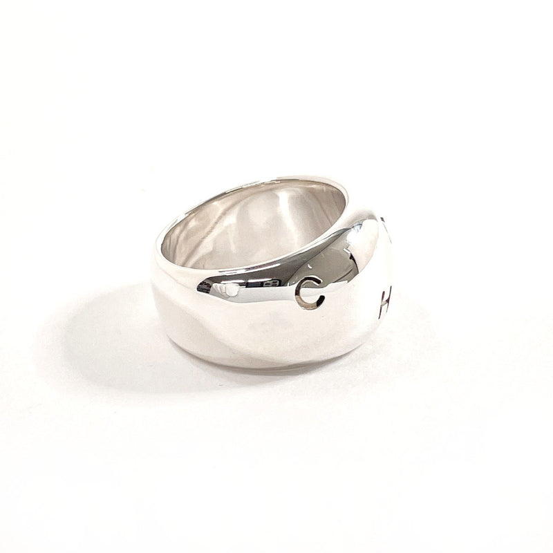 CHANEL Ring logo Silver925 #13.5(JP Size) Silver Women Used