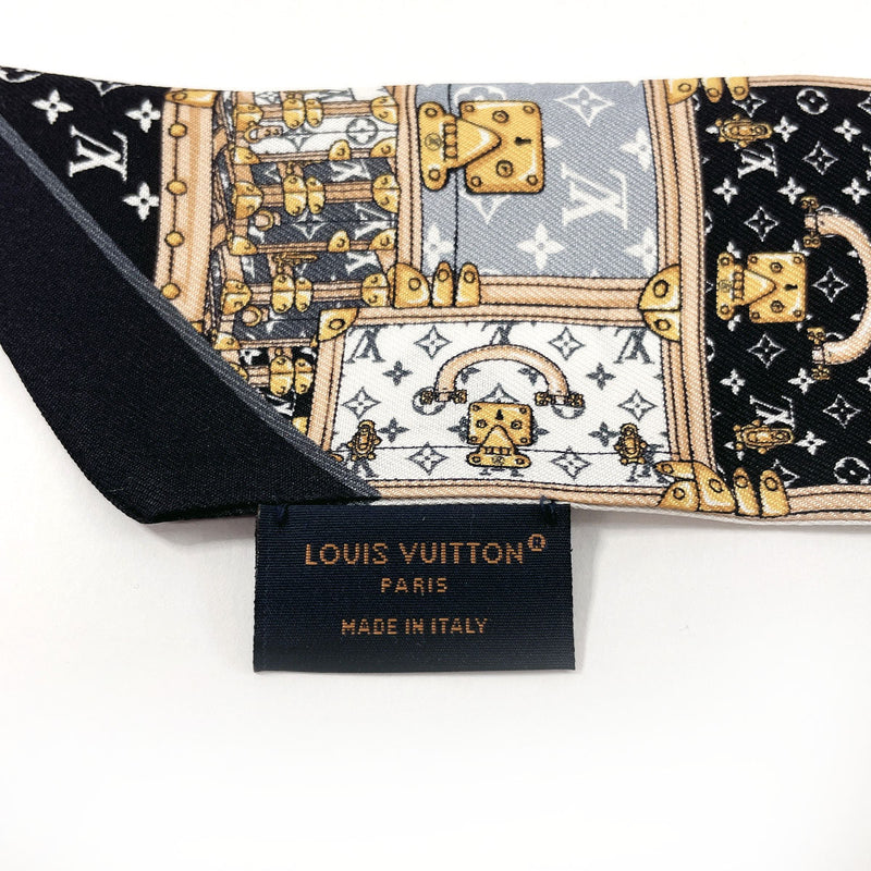 LOUIS VUITTON scarf M76442 Bando BB Let's Go silk white white Women Used