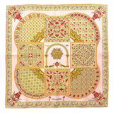 HERMES scarf Petit curry CIELS BYZANTINS Byzantine sky silk pink Women Used