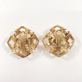 CHANEL Earring COCO Mark metal gold Women Used