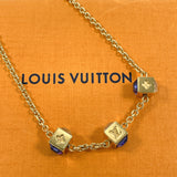 LOUIS VUITTON Necklace M65096 Corey Gamble metal/Swarovski gold Women Used