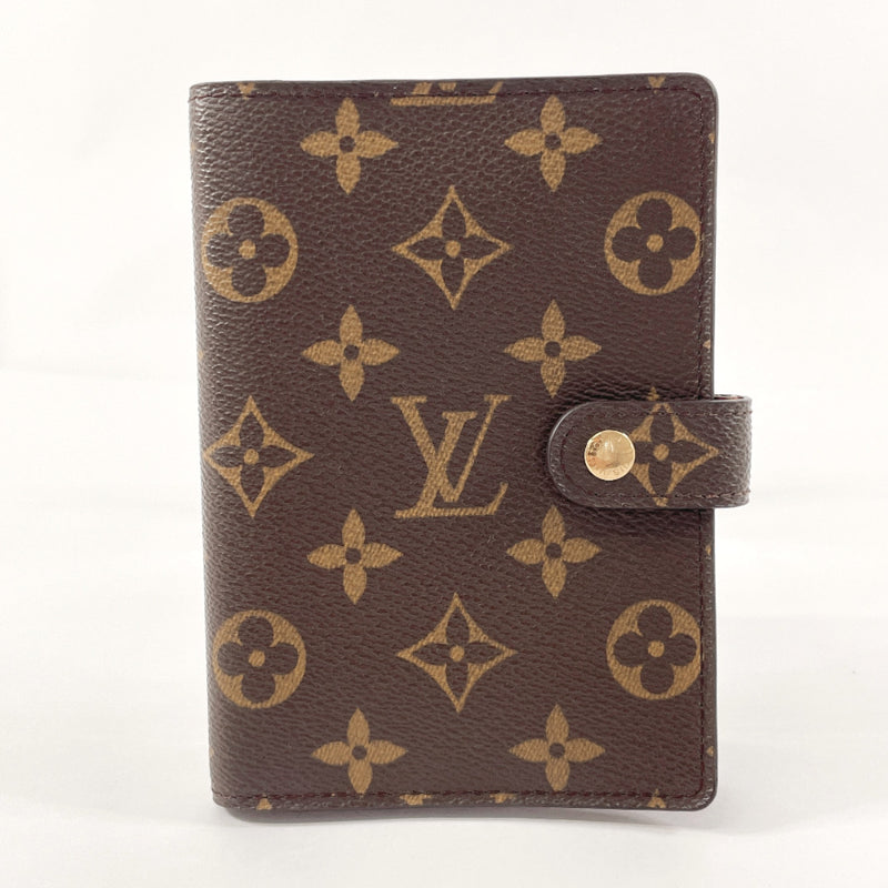 LOUIS VUITTON Notebook cover R20005 Agenda PM Monogram canvas Brown unisex Used