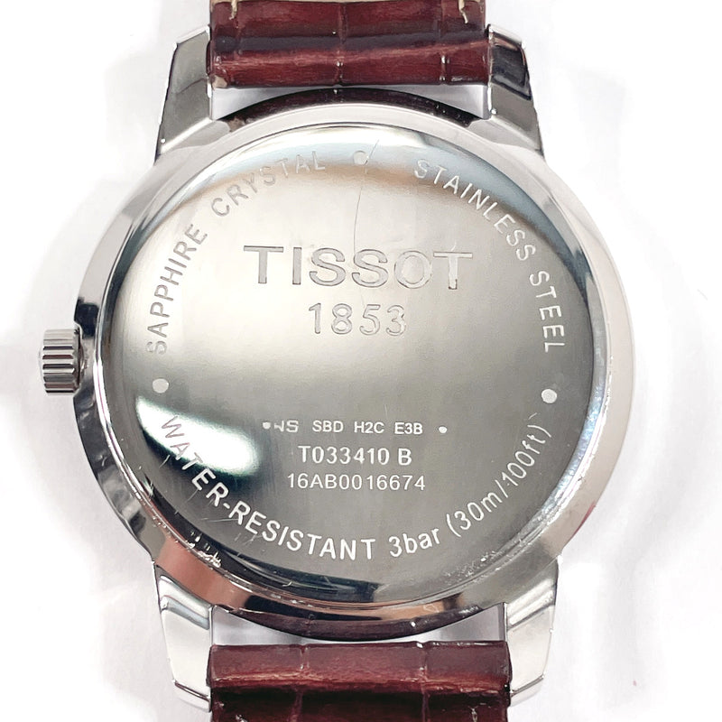 TISSOT Watches T033410 B Stainless Steel/leather Silver Silver mens Used