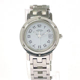 HERMES Watches CL4.210 Clipper Stainless Steel/Stainless Steel Silver Silver Women Used