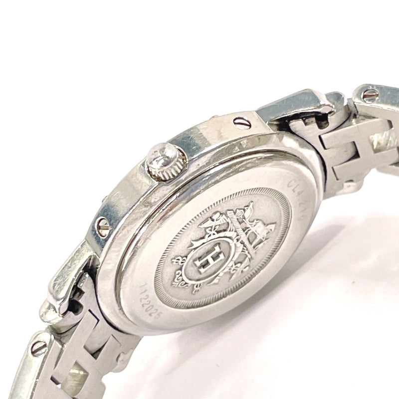 HERMES Watches CL4.210 Clipper Stainless Steel/Stainless Steel Silver Silver Women Used