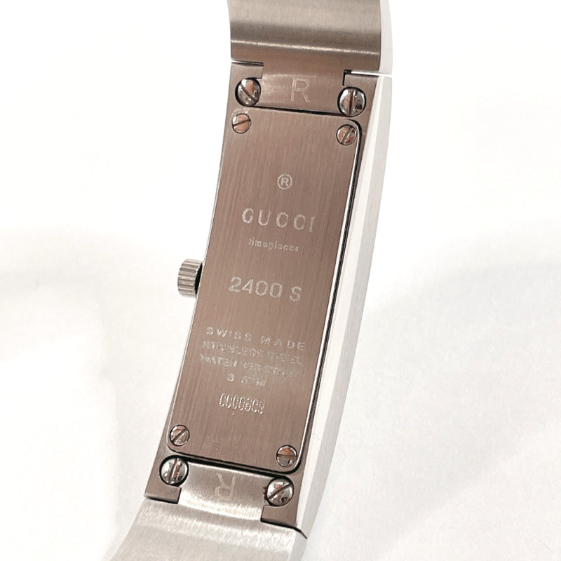 GUCCI Watches 2400S Bangle watch Stainless Steel/Stainless Steel Silver Women Used