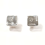 CHANEL Earring square clover vintage Silver925 Silver Women Second hand