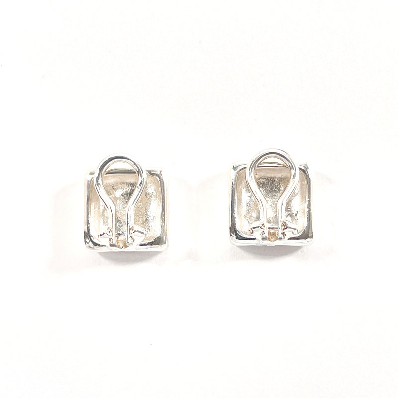 CHANEL Earring square clover vintage Silver925 Silver Women Second hand