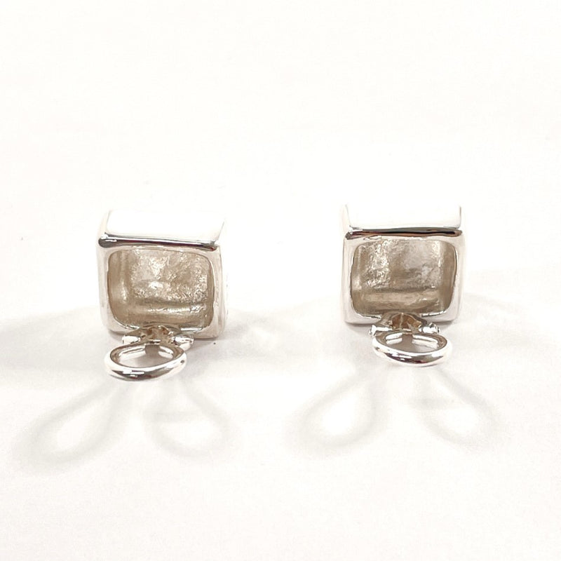 CHANEL Earring square clover vintage Silver925 Silver Women Second hand