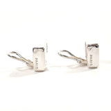 CHANEL Earring square clover vintage Silver925 Silver Women Used