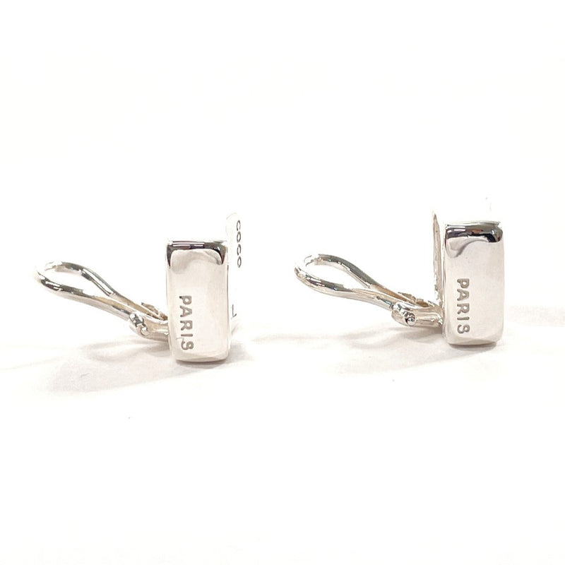 CHANEL Earring square clover vintage Silver925 Silver Women Second hand