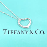 TIFFANY&Co. Necklace Open heart Elsa Peretti Silver925 Silver Women Used