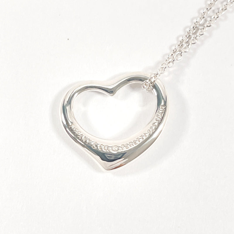 TIFFANY&Co. Necklace Open heart Elsa Peretti Silver925 Silver Women Used