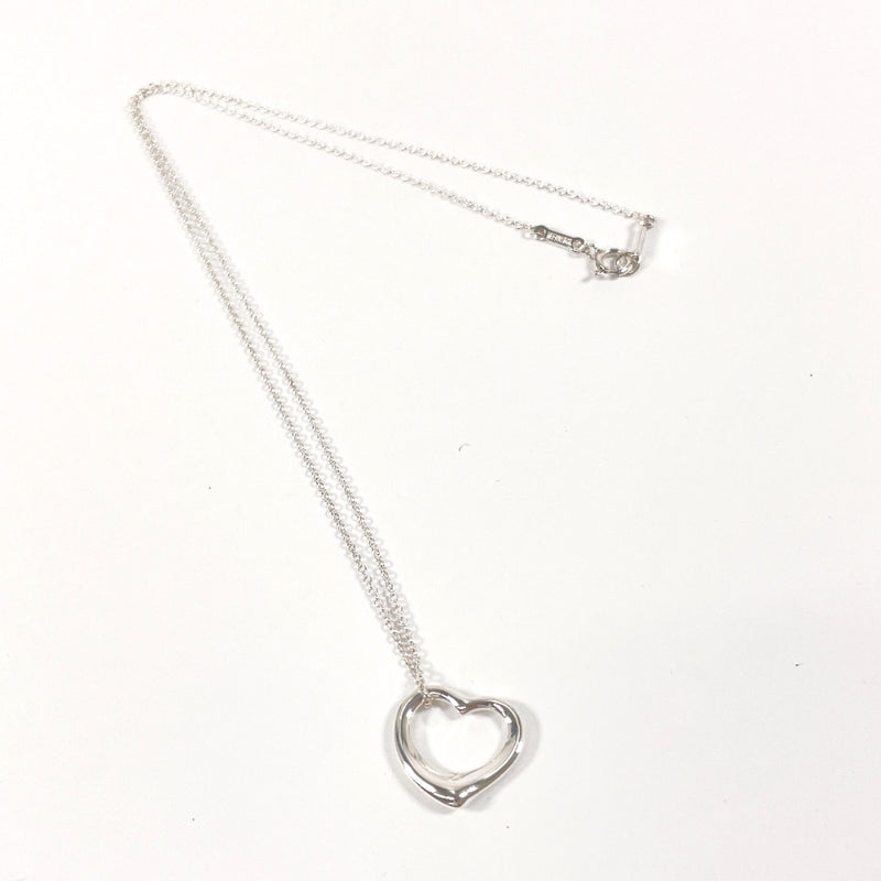 TIFFANY&Co. Necklace Open heart Elsa Peretti Silver925 Silver Women Used