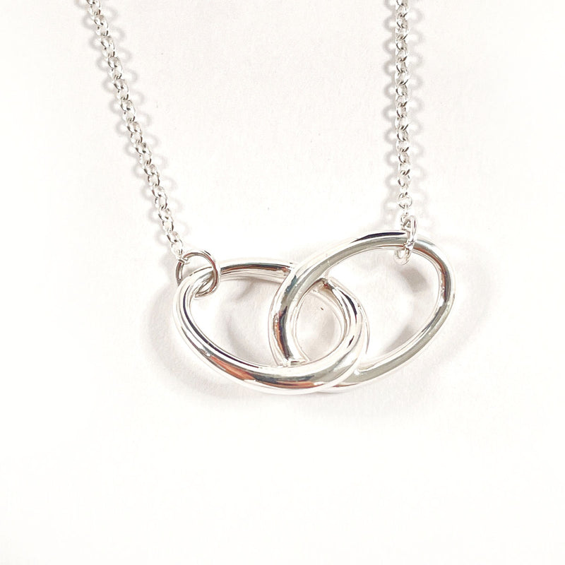 TIFFANY&Co. Necklace Double loop Elsa Peretti Silver925 Silver Women Used