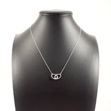 TIFFANY&Co. Necklace Double loop Elsa Peretti Silver925 Silver Women Used