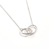 TIFFANY&Co. Necklace Double loop Elsa Peretti Silver925 Silver Women Second hand