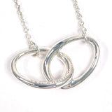 TIFFANY&Co. Necklace Double loop Elsa Peretti Silver925 Silver Women Used