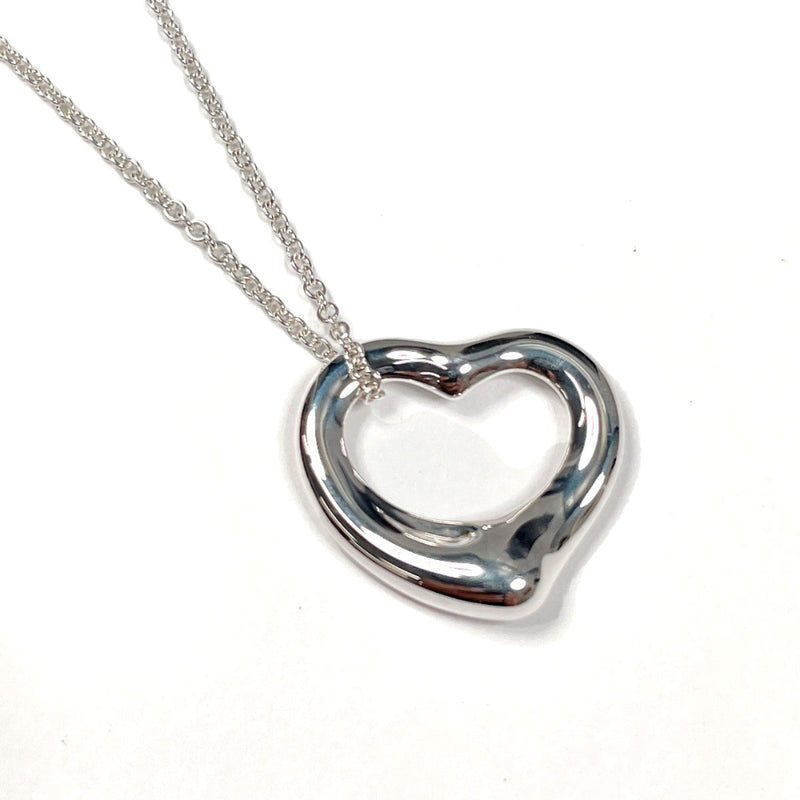 TIFFANY&Co. Necklace Open heart Elsa Peretti Silver925 Silver Women Used