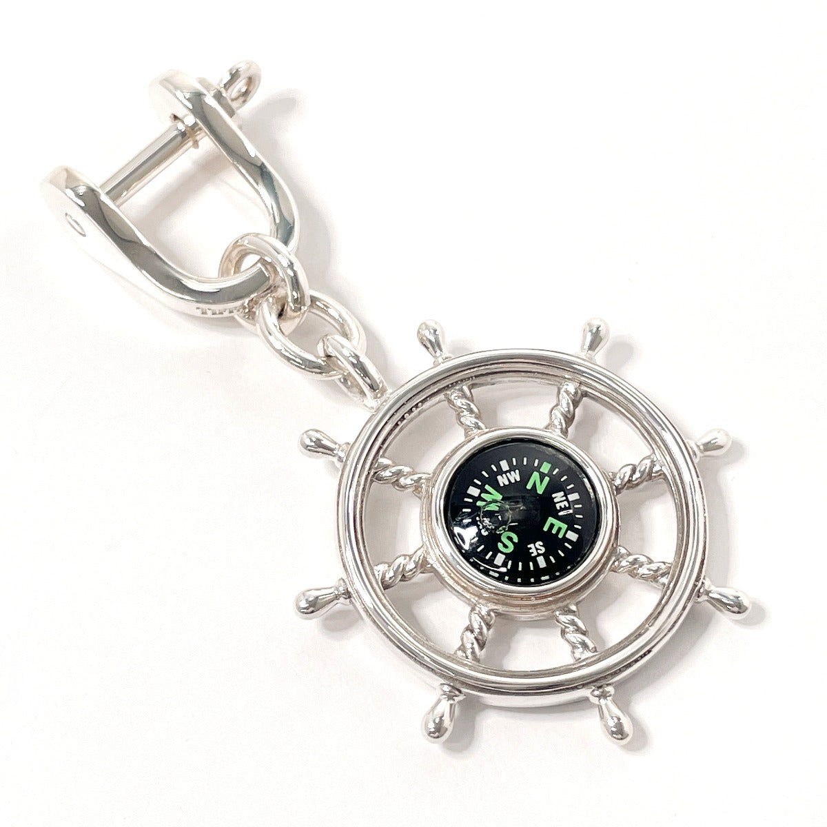 【希少 廃番】TIFFANY & Co. コンパス キーホルダー SV925 TIFFANY&Co. key ring compass Silver925 Silver unisex Second hand