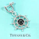 TIFFANY&Co. key ring compass Silver925 Silver unisex Second hand