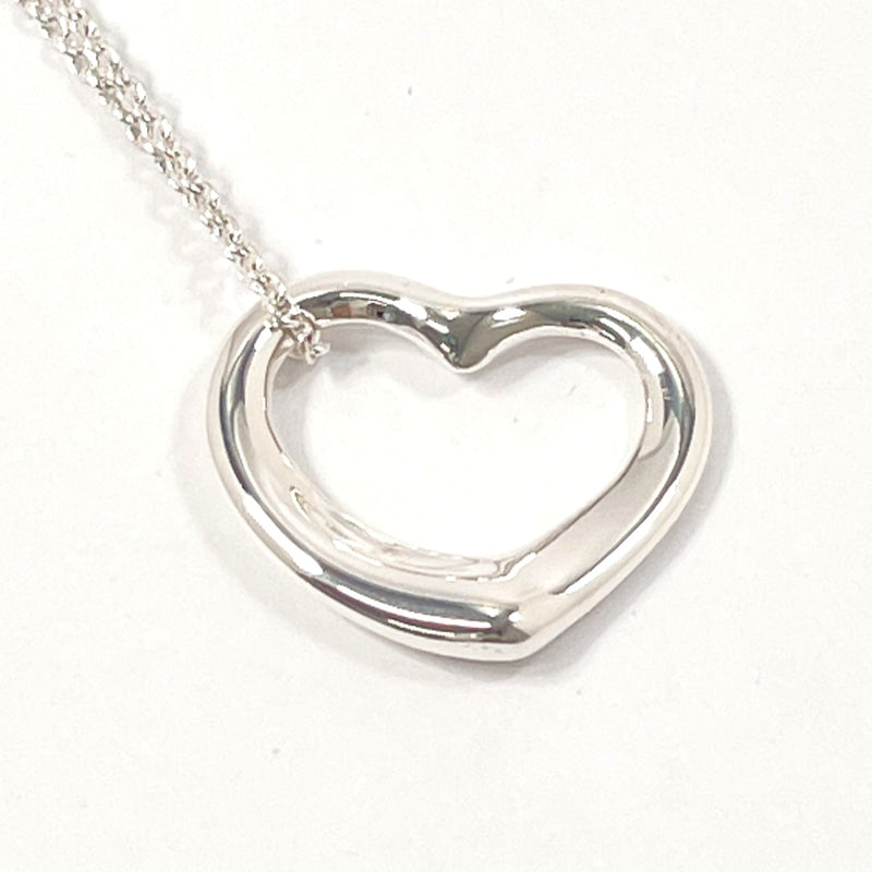 TIFFANY&Co. Necklace Open heart Elsa Peretti Silver925 Silver Women Used