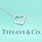 TIFFANY&Co. Necklace Open heart Elsa Peretti Silver925 Silver Women Second hand