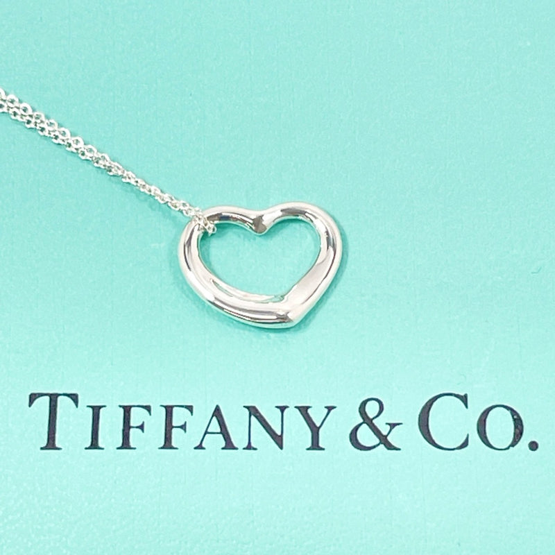 TIFFANY&Co. Necklace Open heart Elsa Peretti Silver925 Silver Women Used