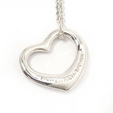 TIFFANY&Co. Necklace Open heart Elsa Peretti Silver925 Silver Women Second hand