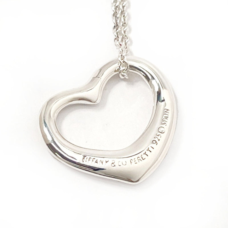 TIFFANY&Co. Necklace Open heart Elsa Peretti Silver925 Silver Women Second hand