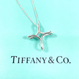 TIFFANY&Co. Necklace Infinity cross Elsa Peretti Silver925 Silver Women Used