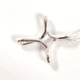 TIFFANY&Co. Necklace Infinity cross Elsa Peretti Silver925 Silver Women Used