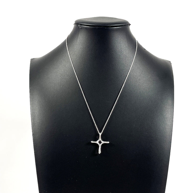 TIFFANY&Co. Necklace Infinity cross Elsa Peretti Silver925 Silver Women Used