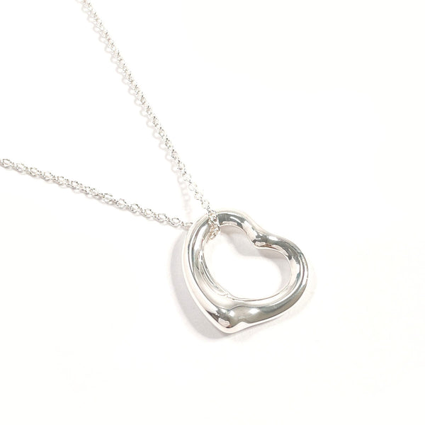 TIFFANY&Co. Necklace Open heart Elsa Peretti Silver925 Silver Women Second hand