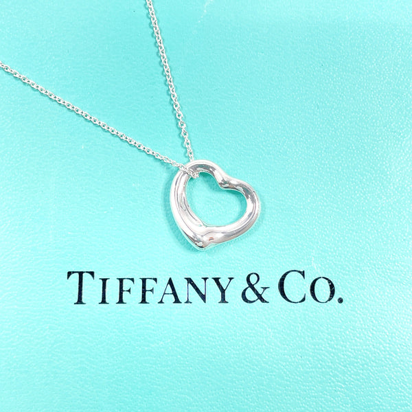 TIFFANY&Co. Necklace Open heart Elsa Peretti Silver925 Silver Women Second hand
