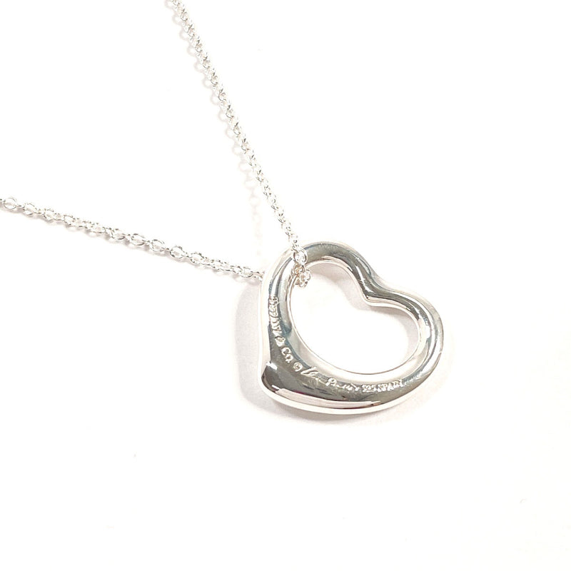 TIFFANY&Co. Necklace Open heart Elsa Peretti Silver925 Silver Women Second hand