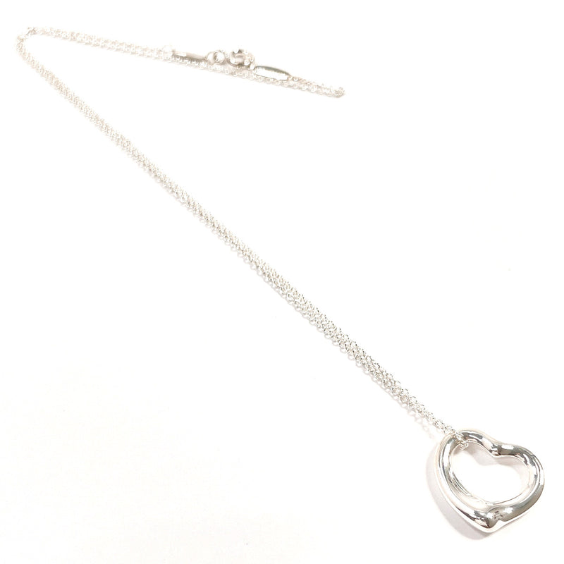 TIFFANY&Co. Necklace Open heart Elsa Peretti Silver925 Silver Women Second hand